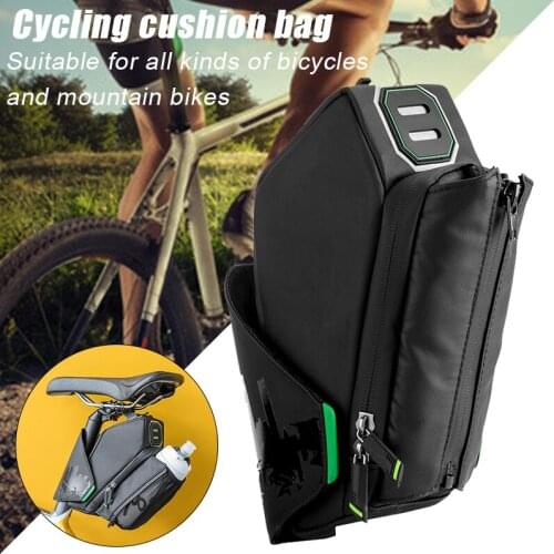 Innovative All In One Rear Bag Bike Seat Bag Strong Adhensive Tape Durable & Waterproof Easy Disassemble For Bike SAL99
