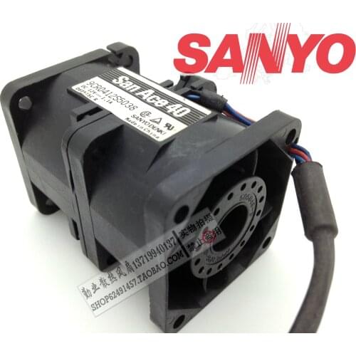 SANYO New 9CR0412S5038 12V 1.1A 40mm 4CM 4056 server fan cooling fan violence 40*40*56mm