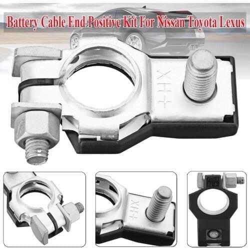 5Pc High Quality Battery Cable End Positive Kit For Nissan Toyota Lexus Infinity Positive Battery Connector Terminal 90982-05035