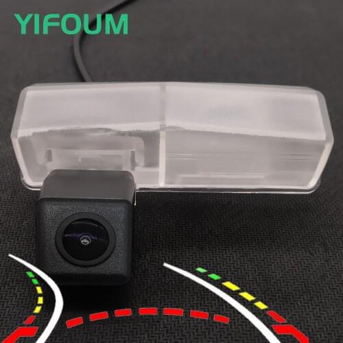 YIFOUM HD Dynamic Trajectory Tracks Car Rear View Camera For Toyota RAV4 C-HR CHR Matrix E140 Prius Venza Crossover Altezza Gita