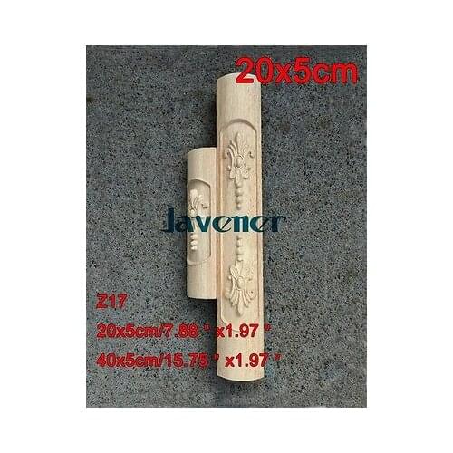 Z17 -20x5cm Wood Carved Onlay Applique Carpenter Decal Wood Working Carpenter Leg Decoration