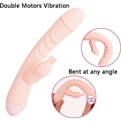 30 G-spot Rabbit Vibrator Double Stimulation Dildo Vibrator For Women Clitoris Stimulator Sex Toys For Women Adult Sex Products