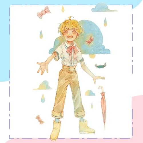 5cmx2m Pretty Boy And Whale Washi Tape Character Special Oil Journal Collage Decoration