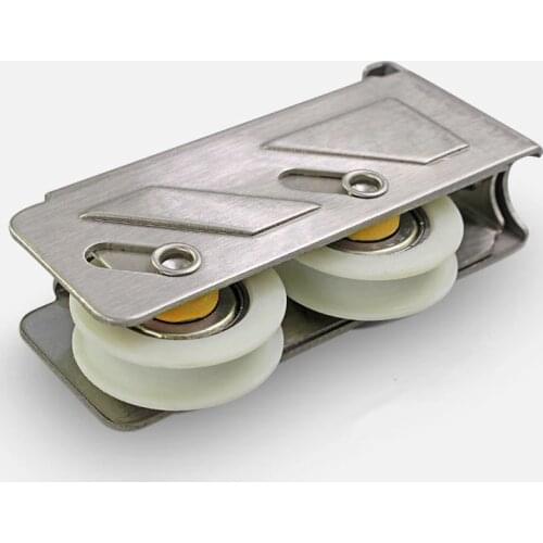 888-Type Sliding Door Plastic Steel Pulley Aluminum Alloy Windows Nylon Wheel Muted Roller Hardware