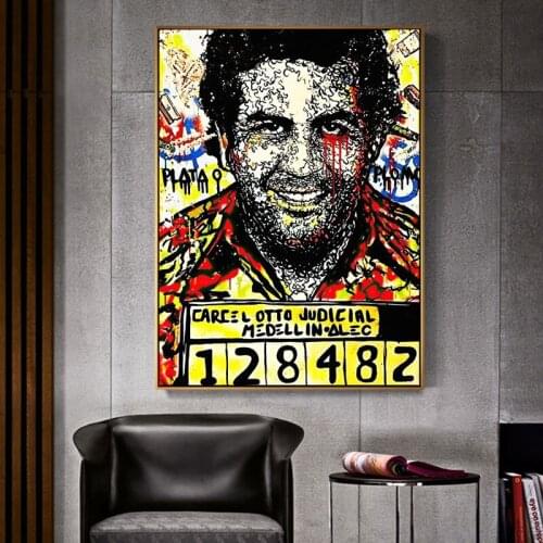 ALEC Monopolies Pablo Escobar Wallpaper HD Canvas Art Paintings For Living Room Bedroom Posters And Prints Wall Home Decor