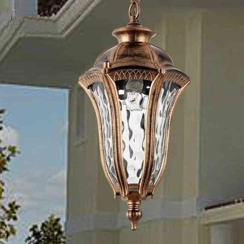 American country modern minimalist European outdoor waterproof led chandelier balcony living room courtyard grape chain LU808199