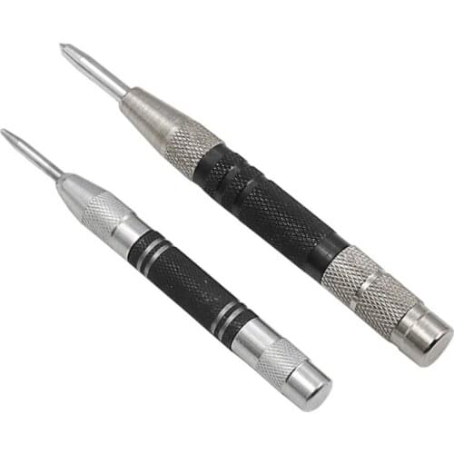 Stainless Steel Automatic Center Punch Locator for Marking and Positioning Breaking Glass Emergency Survival Tool