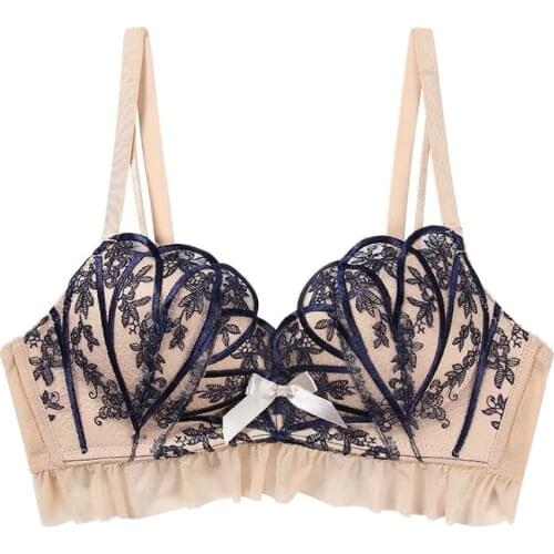 Fashion Shell cup Lace Sexy Lingerie Women Push Up Bra Comfort Wireless Bralette Adjustable Tops Female Underwear Brassiere