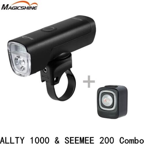 Magicshine road bike light combination ALLTY 1000 and SEEMEE 200 bicycle headlights highlight taillights 1000 lumens