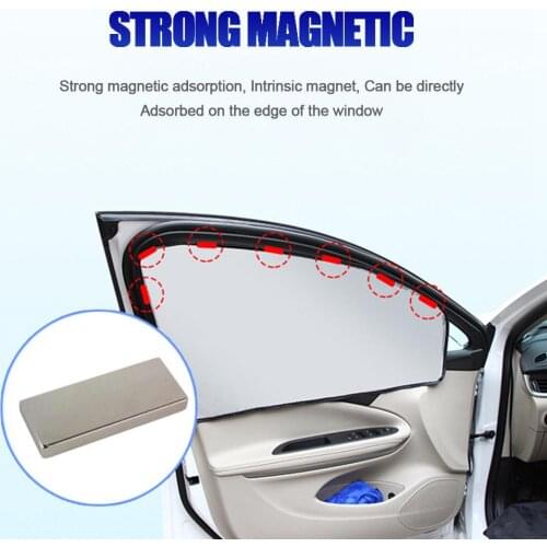 Magnetic Car Sun Shade UV Protection Car Window Sunshade Side Window Mesh SunVisor Summer Protection Window Film Car Accessories