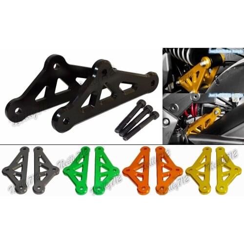 Motorcycle Adjustable Lowering Linkage Drop Link Kit For Kawasaki Z1000 ZRT00F 2014 2015