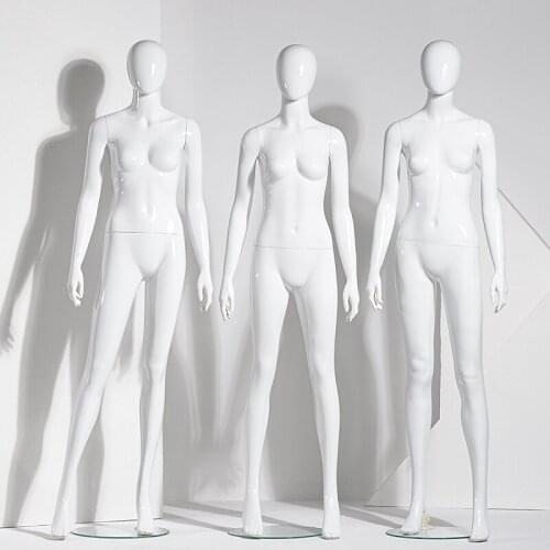 New Style Shiny White Mannequin Gloss White Model Customized Hot Sale