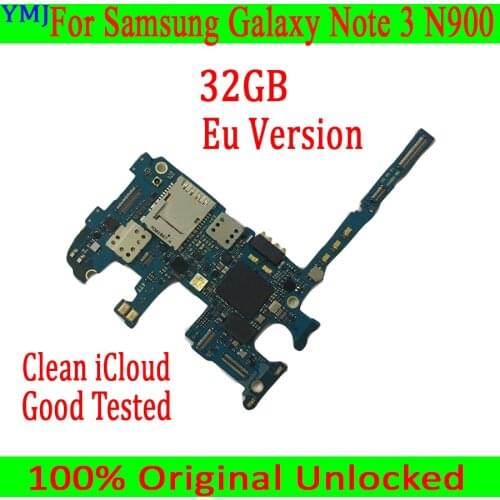 Official version for Samsung Galaxy Note 3 N900 N9005 Motherboard,Original unlocked With full chips & Android system Logic Board