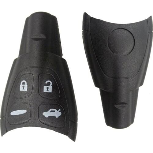 OkeyTech High Quality 4 Button Replacement Remote Key Shell For Saab 9-3 93 2003-2007 Car-cover Uncut Blade Car Key Fob Case