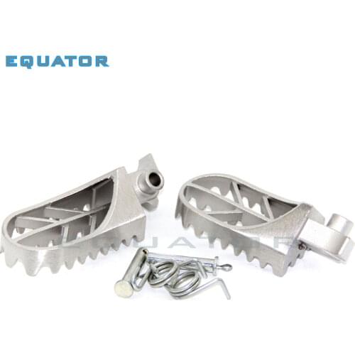 Stainless Steel Foot Pegs Pedals Foot Rests Fit KAYO IRBIS CRF50 70 KLX110 TTR110 BSE BAJA Dirt Bike Motorcycle