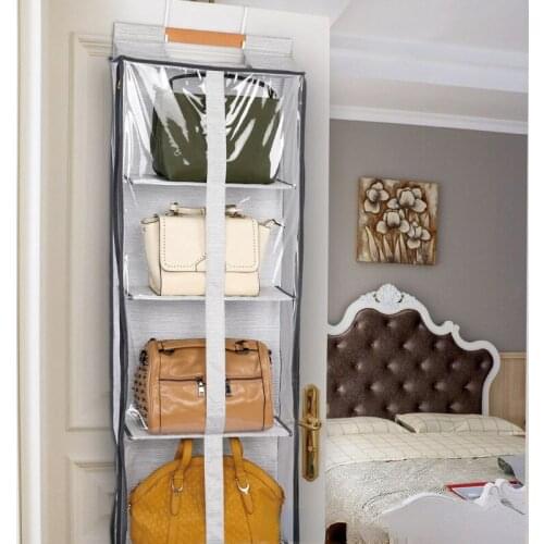 Wardrobe Hat Storage Bag Top Grade Fully Enclosed Dust-proof Double Gold Zipper Behind Doors Storage Organizers
