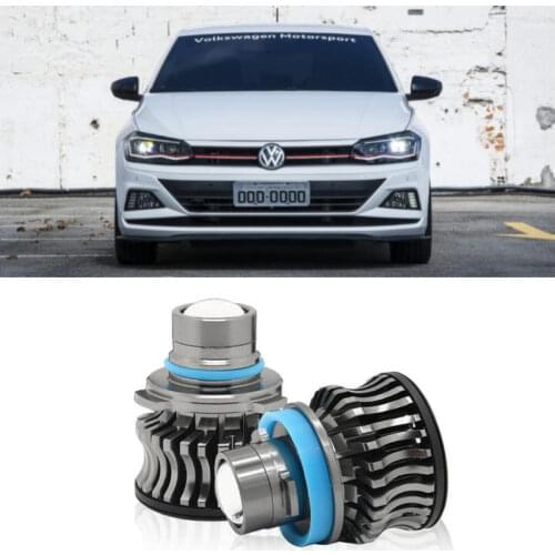 Super Bright Fog lamp Light For VW POLO 6 mk6 VI AW1 BZ1 2017.08 - error free Canbus 2400LM 50w