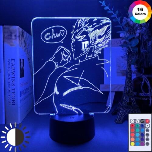 One Punch Led Night Light for Bedroom Decor Nightlight Birthday Gift Anime 3d Lamp Man 3D illusion Lamp Home&Room Night Lights