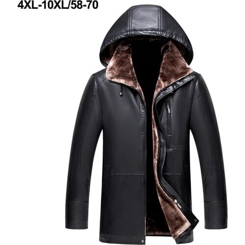 TIDENOVEL Men's Faux Leather Jackets