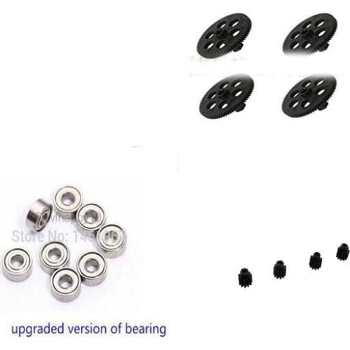 Visuo XS809 XS809HW XS809W Foldable RC Quadcopter Drone spare parts 4pcs main gear 4pcs motor gear set