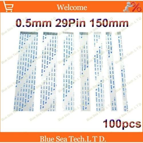 100pcs/lot FFC FPC Flexible Flat Cable 0.5mm pitch 29pin 150mm Isotropy or Anisotropy cable,20624.Welcome custom-made Order