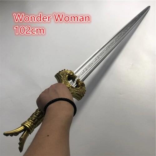 102cm Anime Cosplay Movie Superhero Woman Sword PU Prop Model Toy Halloween Role Playing Weapon Sword Prop
