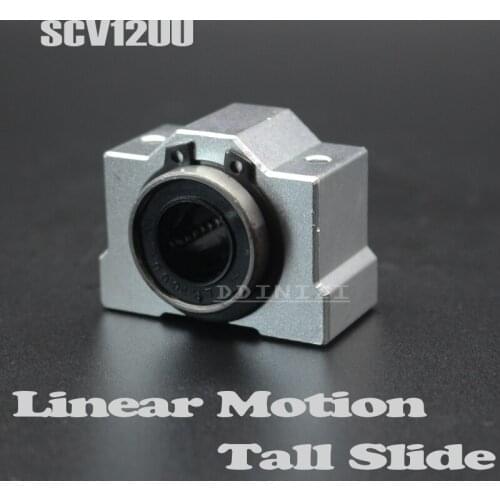2pcs/lot 12mm bearing bushing SC12V SC12VUU SCV12UU linear bearing block for 12mm linear shaft Free shipping