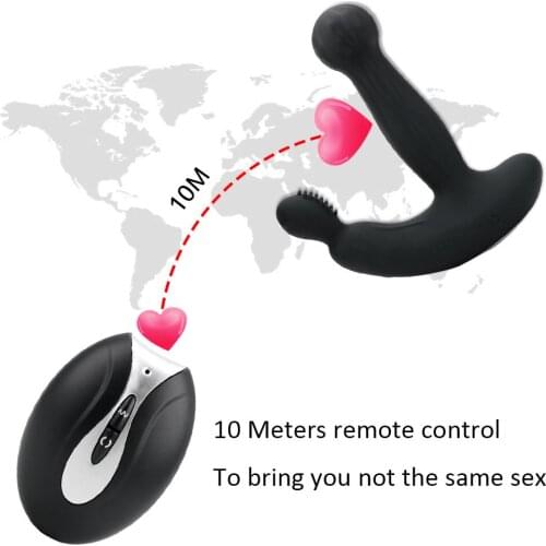 OLO Butt Plug Vibrators Male Prostate Massager Masturbator Remote Control Anal Plug Vibrator Anus Stimulation Sex Toys for Men