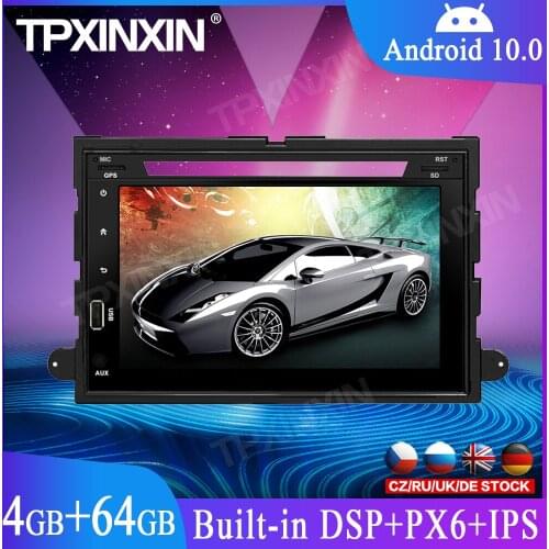 Android 10.0 Car DVD Player GPS Map Navigation Radio Player For Ford Explorer Fusion Auto Radio Multimedia Player Car Head Unit