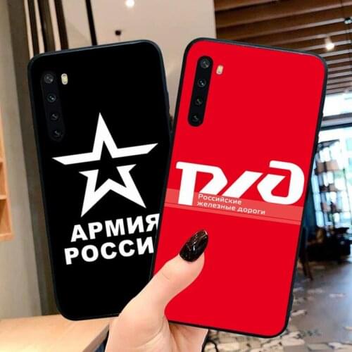 Russia Letter Phone Case for Xiaomi Mi Note 10 Lite Mi 9T Pro xiaomi 10 10 CC9 Pro 9SE