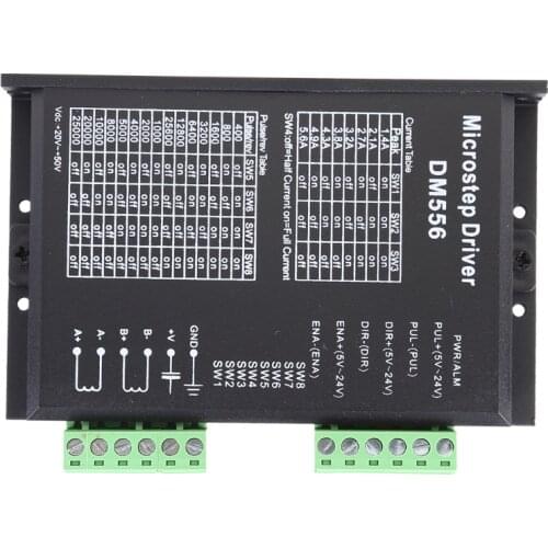 DM556 2-phase Digital Stepper Motor Driver 42/57/86 Stepper Motor Driver for c.c Dropship