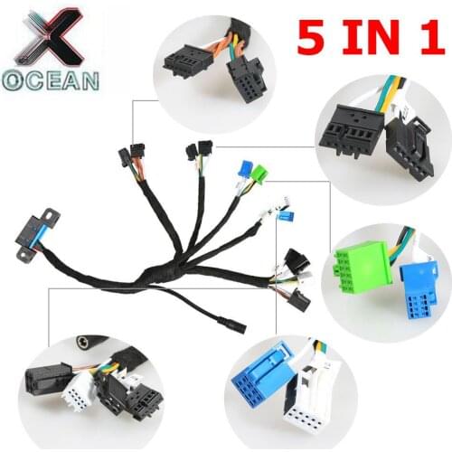 EIS ELV Test Cables five in one Supports For Mercedes Works Together with VVDI MB BGA TOOL and CGDI Prog MB (5-in-1)best quality