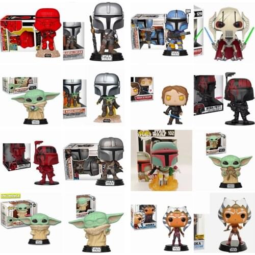 FUNKO POP Star Wars Figure Toys Darth Vader Luke Skywalker Leia Action Figures Model