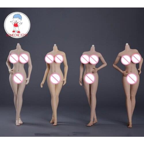 JIAOU DOLL 3.0 1/6 Scale Women Body Figure Flexible European Shape (Big bust) Female Seamless Body POM Skeleton Ball Joint Dolls