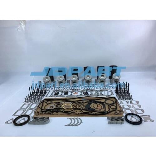 6HK1 Engine Rebuilding Kit With Piston Rings Full Gasket Set Valves Kit Bearing Set For Isuzu
