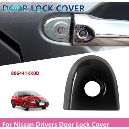 806441KK0D Car Drivers Door Lock Cover with Key Hole Replacement for Nissan Juke Micra K13