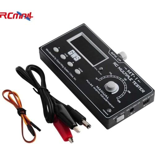 RCmall GWS MT-1 Multifunctional Servo Tester High Precision Speed Tester Propeller Tachometer For RC Model