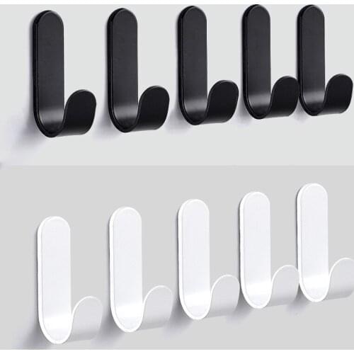 Wall Mounted Towel Hook for Bathroom Coat Hook Rustproof Hook Hanger for Kitchen Hardware Hook for Keys In The Hallway