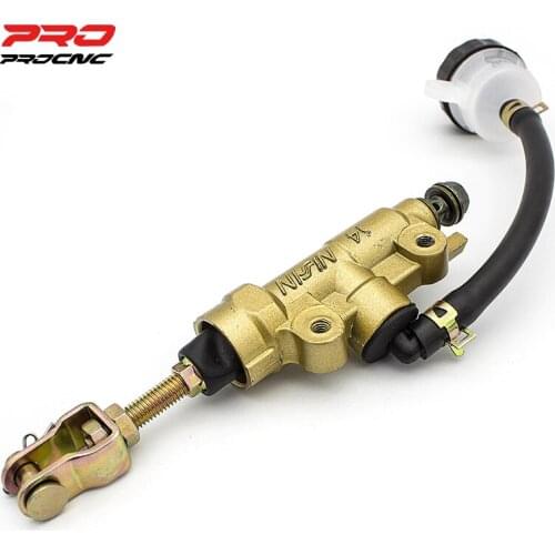 Motorcycle Rear Brake Master Cylinder Pump 50cc 70cc 110cc 125cc 150cc 250cc ATV Scooter Pit Dirt Bike