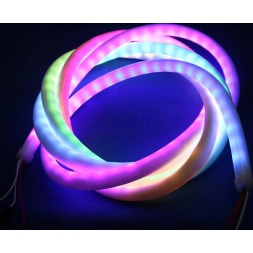 RGB LED Strip 12V WS2811 WS2812B 5V SK6812 LED Neon Pixel Rope Light Addressable 30/60leds/m Waterproof Neon Strip 1m 3m