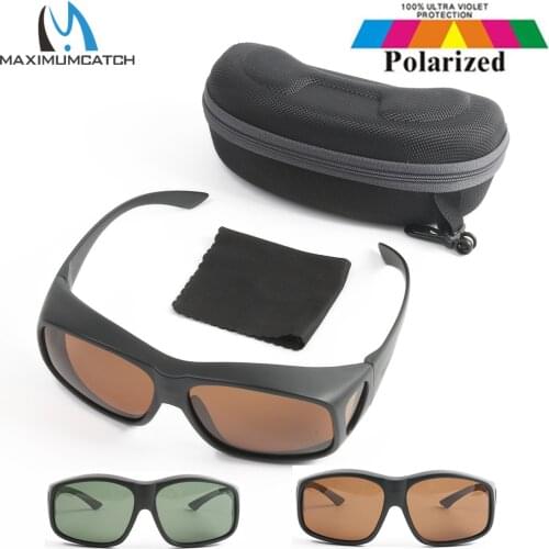 Maximumcatch Fit Over UV400 Polarized Fishing Sunglasses for Outdoor Sports Glasses