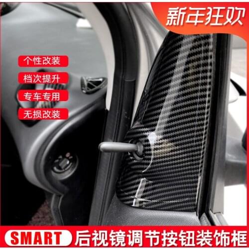 High-quality ABS Car Interior A-pillar Decorative Cover For Mercedes Smart Fortwo Forfour 2015-2020 Car Covers ,car-styling