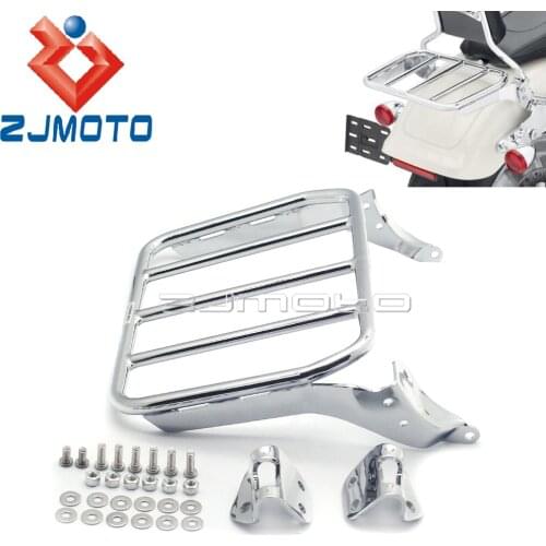 For Harley 2018-later FLFB FLFBS FXBR FXBRS Fat Boy Breakout Motorcycle Parts Chrome Rear Luggage Rack Shelf Holder Mounting Kit