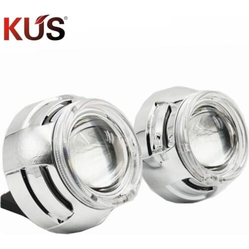 3.0 inch Bi xenon hid Projector lens metal holder DRL Day Running angel eyes shrouds H1 H4 H7 hid xenon kit car headlight Modify