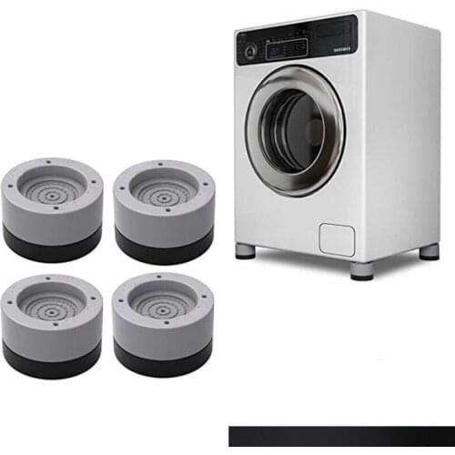 4 PCS Foot Pads Washing Machine Anti Vibration Washer Feet Pad Anti Slip Rubber Foot Pad for Washing Machines and Dryers