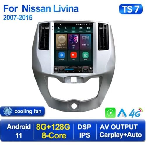 Android 11 Built-in Auto Carplay 4G Lte DSP For Nissan Livina 2007-2015 Car Radio Multimedia Video Player Navigation Stereo GPS