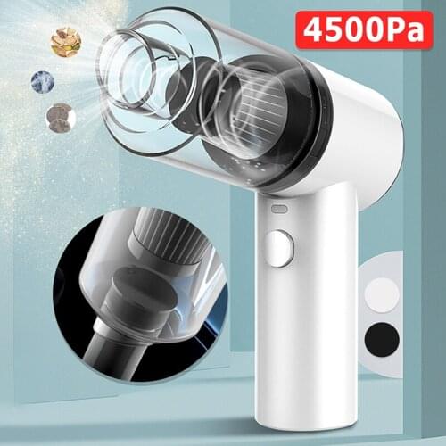 Wireless Vacuum Cleaner Car Home Dual Purpose Handheld Mini Strong Suction Cordless Cleaner Carrying Belt