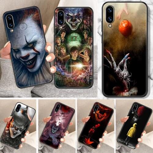 Stephen King It pennywise Phone Case For Huawei Honor 6A 7A 7C 8A 8X 8 9 9X 10 10i 20 Lite Pro black pretty Etui trend hoesjes