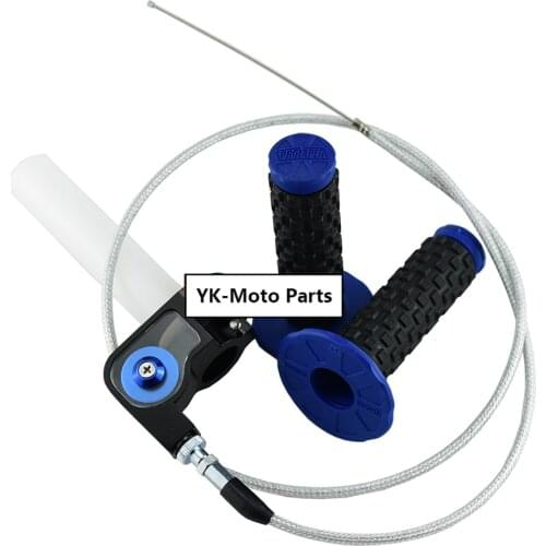 Motorcycle parts visual Throttle Grips Settle & twist gas throttle handle Grips Cable Dirt Pit Bikes atv 50cc- 160cc ATV GPX SDG