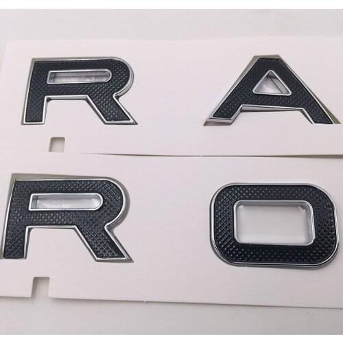 Letters Emblem for RANGE ROVER VELAR Logo SV Autobiography Ultimate Edition DISCOVERY SPORT Car Styling Hood Trunk Badge Sticker